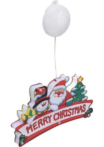 LED Noel Pencere Işıkları Iç Mekan Noel Dekorasyonu Pencere Işıkları Cam Kapı Asılı Işıklar (Yurt Dışından)