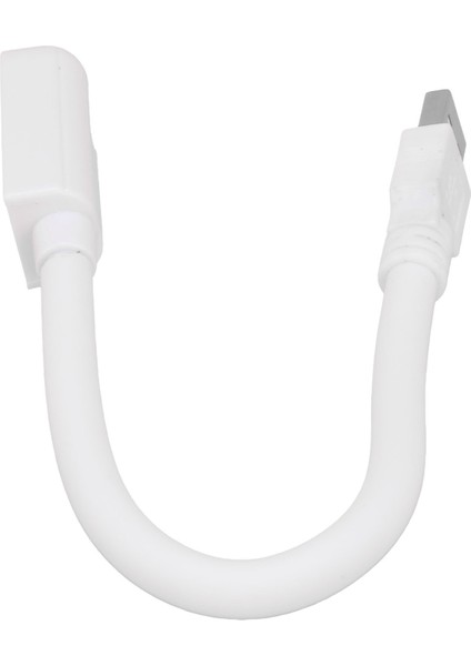USB ile Çalışan Gece Lambası 8led 360 Derece Bükülebilir Lamba Orijinallik Okuma Lambası Ev Oturma Odası Içinbeyaz (Yurt Dışından)