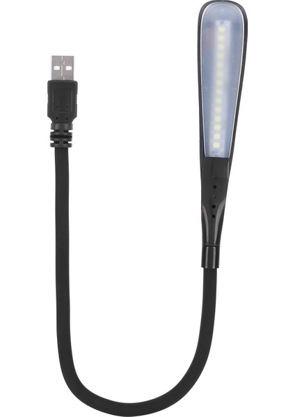 USB Okuma Işığı 14LED Gece Lambası Ayarlanabilir Parlaklık Esnek Dokunmatik Anahtar Dizüstü Bilgisayarlar Masaüstü Bilgisayarlar Için (Yurt Dışından)