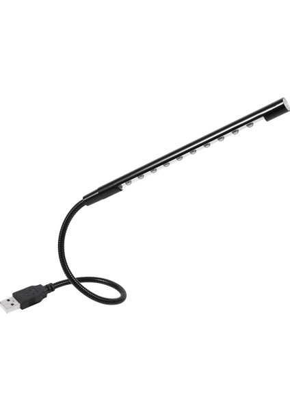 5V Esnek Mini USB LED Okuma Işığı Lambası El Feneri Dizüstü Bilgisayar Bilgisayar Klavye Siyah (Yurt Dışından) fiyatları
