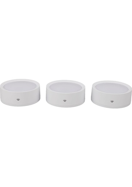 Uzaktan Kumandalı LED Puck Işığı 13 Renk Pil ile Çalışan Dolap Altı Aydınlatması Kablosuz Dolap Tezgah Işığı (Yurt Dışından)