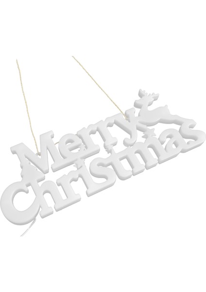 Harf Işıkları Noel Peri Işıkları Pil ile Çalışan LED Asılı Lamba Noel Süslemeleri Için (Yurt Dışından)