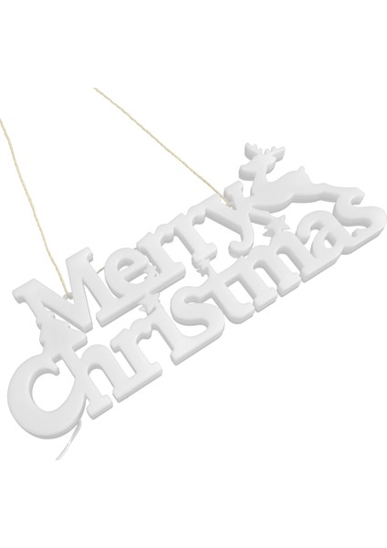 Harf Işıkları Noel Peri Işıkları Pil ile Çalışan LED Asılı Lamba Noel Süslemeleri Için (Yurt Dışından)