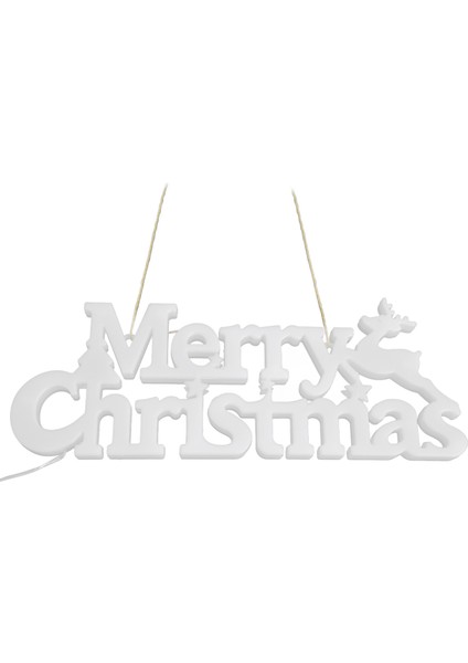 Harf Işıkları Noel Peri Işıkları Pil ile Çalışan LED Asılı Lamba Noel Süslemeleri Için (Yurt Dışından)