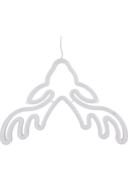Neon Işık LED Tabela USB Pil ile Çalışan Noel Tatil Yatak Odası Duvar Dekoru Süsleri Sıcak Işık (Yurt Dışından)