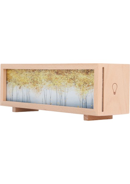 Kısılabilir LED Gece Lambası Ayarlanabilir Parlaklık USB Yaratıcı Kablosuz Şarj Masa Lambası Boya Dekor Yatak Odası Ginkgo (Yurt Dışından) modelleri
