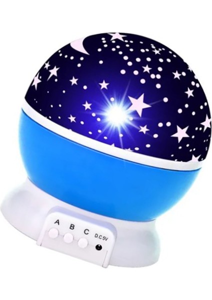 Yıldız Projektör Gece Lambası Süper Parlak Romantik Gece Lambası Starlight LED Renkli Yıldız Rüya Projektörü (Yurt Dışından)