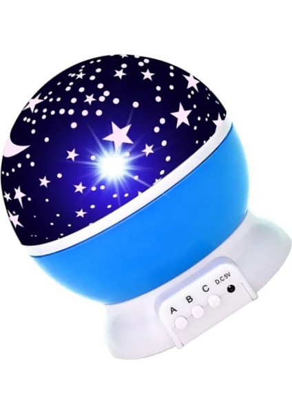Yıldız Projektör Gece Lambası Süper Parlak Romantik Gece Lambası Starlight LED Renkli Yıldız Rüya Projektörü (Yurt Dışından)