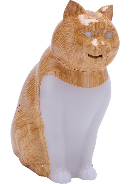 Kedi Gece Lambası Sevimli Dekoratif Lamba USB Şarjlı Kısılabilir Uzaktan Kumandalı Sesli Başucu Lambası Yatak Odası Oturma Odası Için (Yurt Dışından)