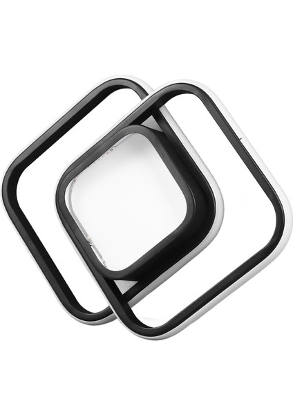 24W Modern LED Tavan Aydınlatma Armatürü Alüminyum LED Tavan Lambası 3 Renk Sıcaklığı Oturma Odası Yatak Odası Koridorları Için 85‑265V Siyah (Yurt Dışından) fırsatları