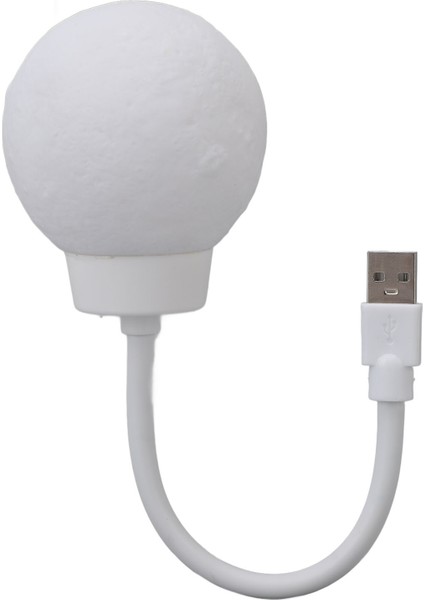 USB Okuma Lambası Ay Ses Kontrolü Otomatik Sensör Esnek Kaz Boynu USB Takılabilir Gece Lambası Yatak Başucu Yurt (Yurt Dışından)