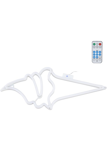 Dondurma Şeklinde Neon Işık LED Tabela Işığı Uzaktan Kumandalı Parti Dekoru Için USB Veya Pil ile Çalışırsıcak Beyaz Işık (Yurt Dışından)