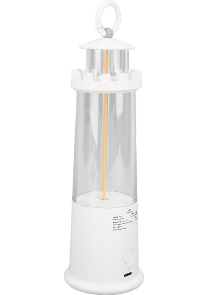 Fener Işığı 2200K Yumuşak Sıcak Aydınlatma USB Şarjlı Taşınabilir Kamp Feneri Manyetik Tabanlı Beyaz (Yurt Dışından) indirimleri