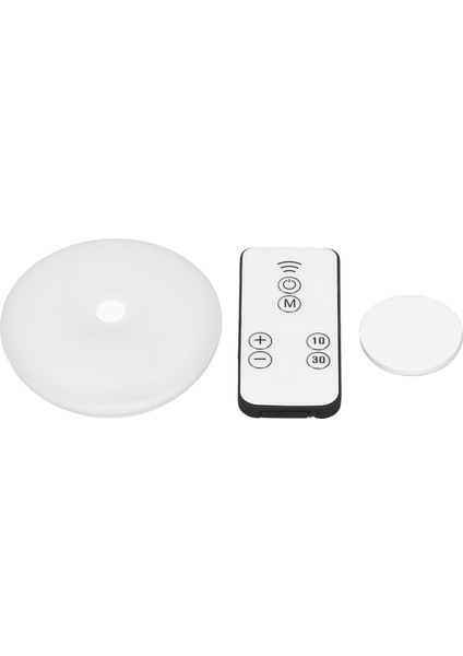 LED Duvar Gece Lambası Yuvarlak Yumuşak Sıcak Işık 3W 18 Led'li Başucu Gece Lambası Uzaktan Kumandalı Mutfak Merdiven 5V (Yurt Dışından)