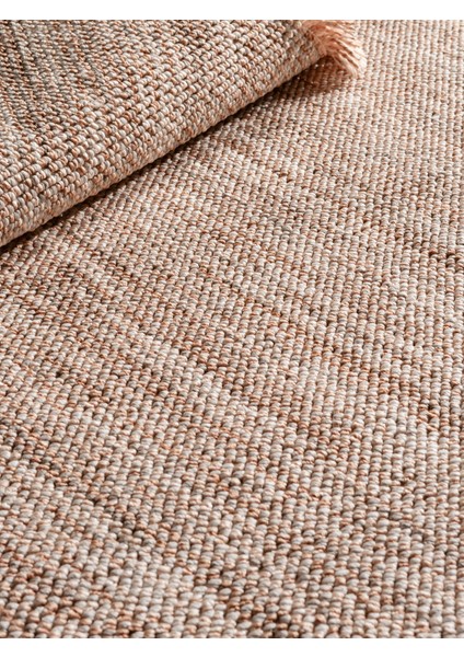 Azura Iskandinav Salon Halısı Mutfak Halısı Yolluk Bukle Dokuma Halı Tozumaz Vizon Kiremit Halı Azr-01 modelleri