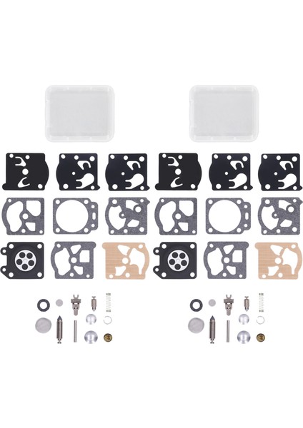 2 Set Karbüratör Karbüratör Tamir Yenileme Kiti Wt K24‑WAT WT866 WT924 WT773 WT775 WT925 WT973 Çim Biçme Makinesi Için (Yurt Dışından)