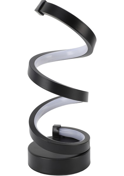 Spiral LED Masa Lambası 3 Renk Sıcaklığı Kademesiz Karartma USB ile Çalışan Modern Dekoratif Masa Lambası (Yurt Dışından)