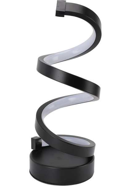 Spiral LED Masa Lambası 3 Renk Sıcaklığı Kademesiz Karartma USB ile Çalışan Modern Dekoratif Masa Lambası (Yurt Dışından)