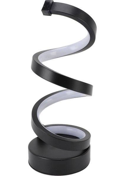 Spiral LED Masa Lambası 3 Renk Sıcaklığı Kademesiz Karartma USB ile Çalışan Modern Dekoratif Masa Lambası (Yurt Dışından)