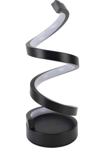 Spiral LED Masa Lambası 3 Renk Sıcaklığı Kademesiz Karartma USB ile Çalışan Modern Dekoratif Masa Lambası (Yurt Dışından)