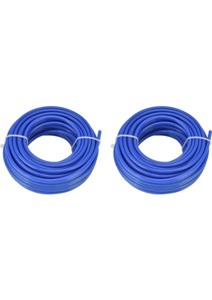 2 Adet 4mm Ip Kesme Misinası Naylon Yuvarlak Kesme Misinası Mavi Çim Biçme Makinesi Aksesuarları Husqvarna 10M / 32.8ft (Yurt Dışından)