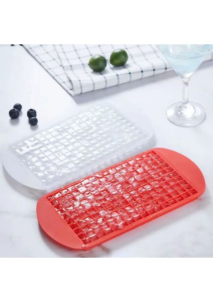 ® 160'LI Mini Küp Şekilli Silikon Buzluk, Sunum Buzluk