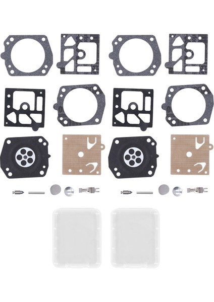 2 Set Karbüratör Karbüratör Tamir Takımı Bahçe Çim Biçme Makinesi Yeniden Yapım Takımı Walbro K24‑HDA Için Aksesuar (Yurt Dışından)