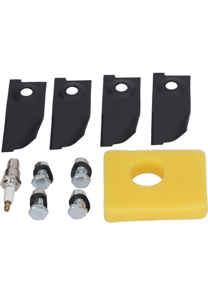 18 Inç Çim Biçme Makinesi Bıçakları Bujiler Hava Filtresi Değiştirme Kiti 450E 500E 550E 550EX Motor Için (Yurt Dışından) indirimleri
