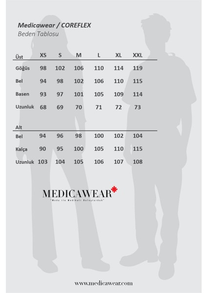 Coreflex Likralı Siyah Doktor Hemşire Takım Üniforma indirimleri
