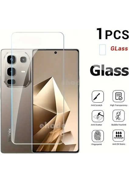 Infinix Note 50/50 Pro Uyumlu Tam Kasa ve Ekran Koruyucu 3in1 Ekran+Kapak+Kamera