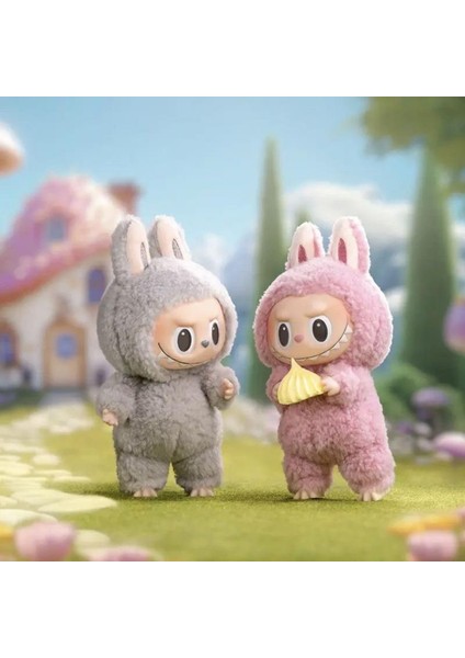 Labubu Blind Box Have A Seat ve Canavar Macaron Labubu Serisi Peluş Oyuncak Anahtarlık (Yurt Dışından)