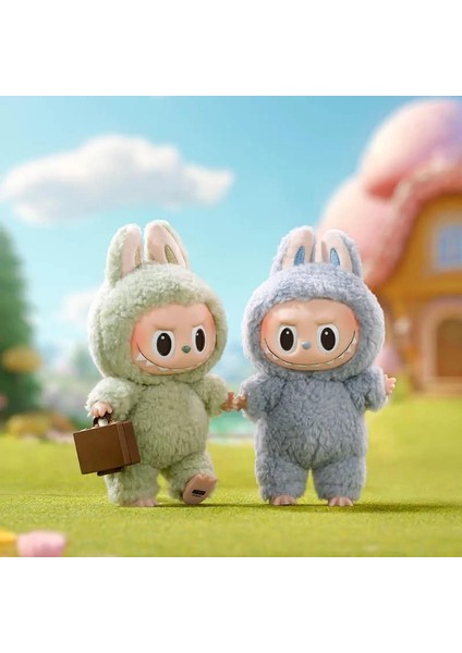 Labubu Blind Box Have A Seat ve Canavar Macaron Labubu Serisi Peluş Oyuncak Anahtarlık (Yurt Dışından)