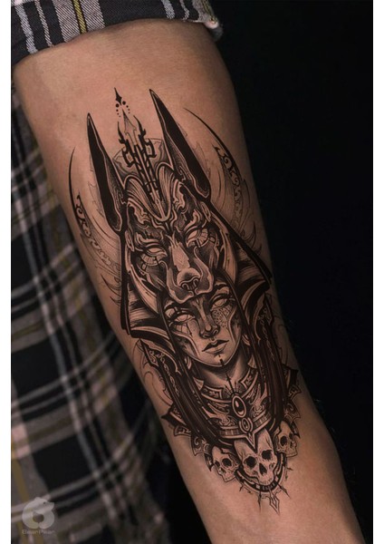 Anubis Geçici Dövme Tattoo