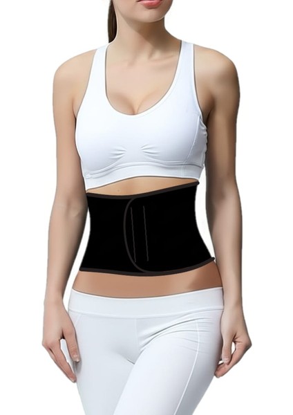 Siyah Termal Sauna Kemer Neopren Bel Korsesi