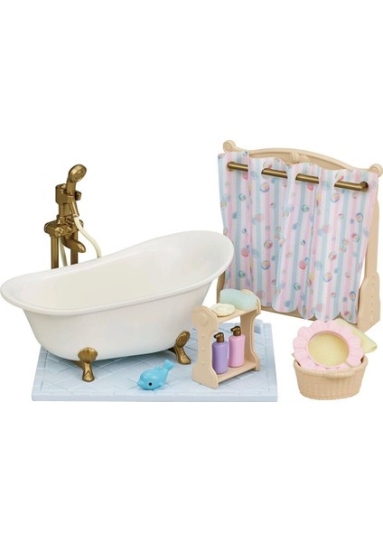 5739 Sylvanian Families Banyo ve Duş Seti (Figürler Dahil Değildir) +3 Yaş