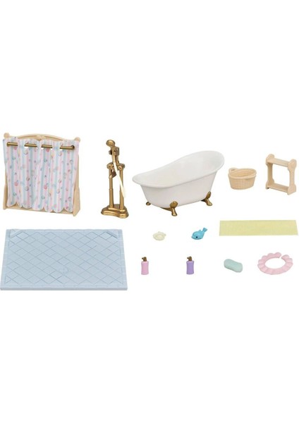 5739 Sylvanian Families Banyo ve Duş Seti (Figürler Dahil Değildir) +3 Yaş