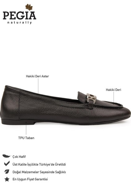 Hakiki Deri Tokalı Kadın Loafer DG6045 fiyatları