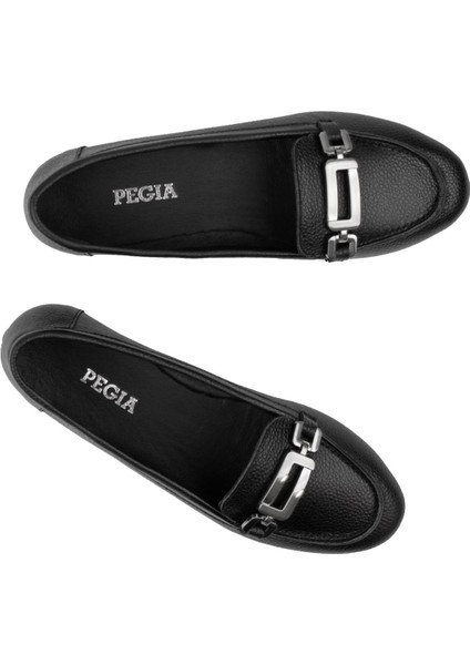 Hakiki Deri Tokalı Kadın Loafer DG6045 modelleri