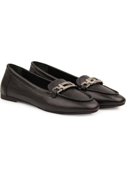 Hakiki Deri Tokalı Kadın Loafer DG6045 fırsatları
