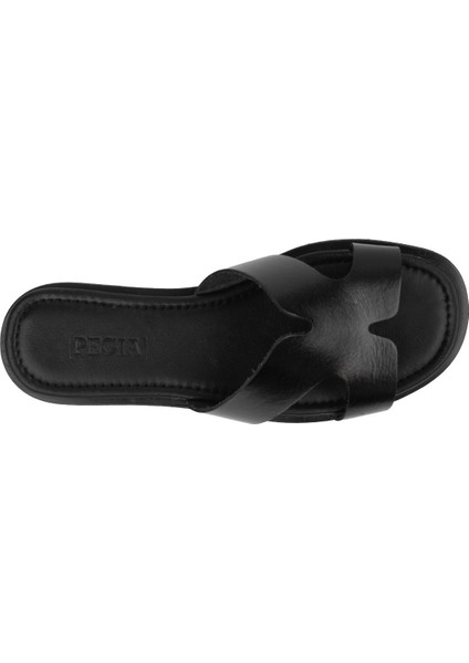 Hakiki Deri Kadın Terlik DG6055 indirimleri