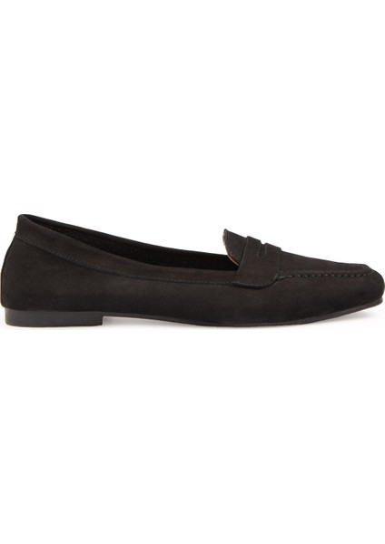 Hakiki Nubuk Kadın Loafer DG6044