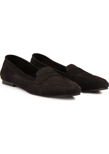 Hakiki Nubuk Kadın Loafer DG6044 fırsatları