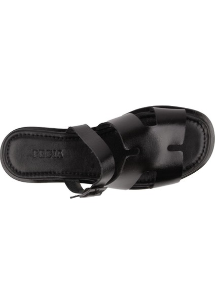 Hakiki Deri Kadın Terlik DG6056 modelleri