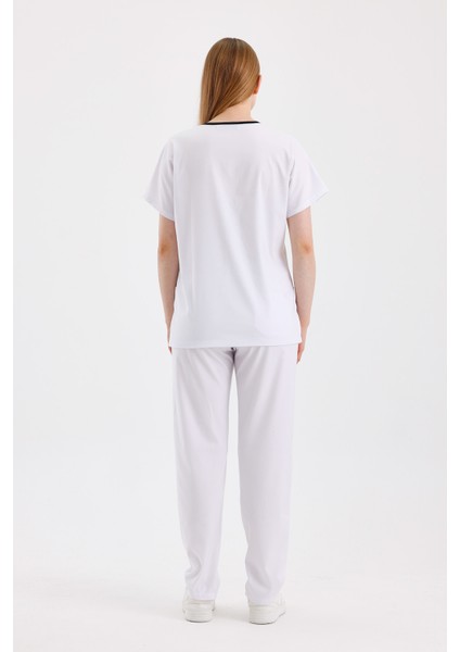 Coreflex Likralı Beyaz Doktor Hemşire Takım Üniforma modelleri