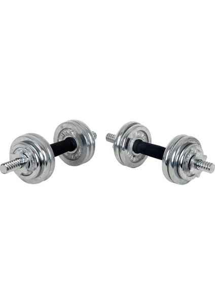 Ckspor 30 kg Krom Dumbell Seti Çantalı Döküm Plaka Dambıl Seti CKS420