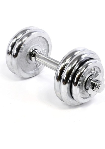 Ckspor 30 kg Krom Dumbell Seti Çantalı Döküm Plaka Dambıl Seti CKS420