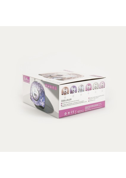 Sun Y13 Uv LED Kalıcı Oje Kurutucu Mor fırsatları