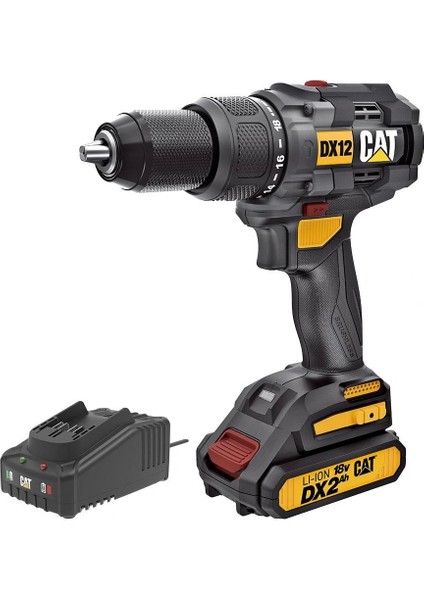 Cat DX12BC 18VOLT/2.0AH Li-Ion Tek Akülü Kömürsüz Profesyonel Şarjlı Darbeli Matkap fiyatları