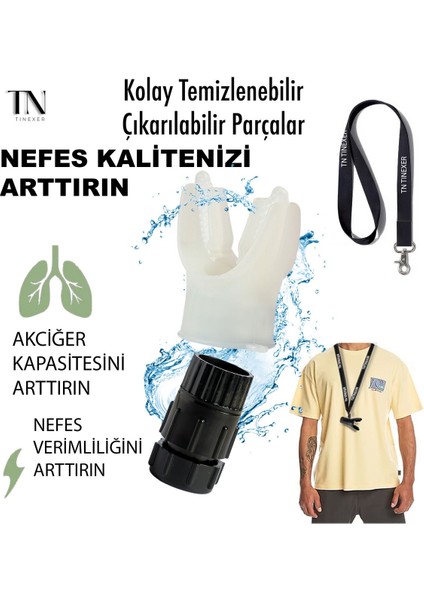 Tinexer Nefes Egzersiz Ayarlanabilir Nefes Zorluğu Nefes Dayanıklılığı