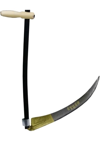 Komple Tırpan - Metal Saplı 6 Parça Set - Ahşap Elcik 75 cm